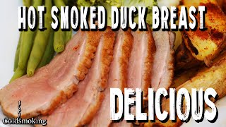 HOW TO HOT SMOKE Duck Breast - In a CAMERONS MINI SMOKER