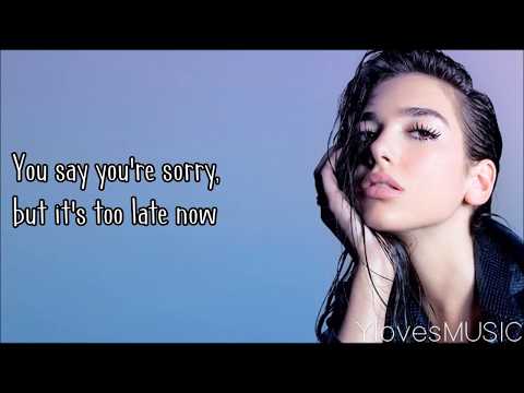Dua Lipa - IDGAF (Lyrics)