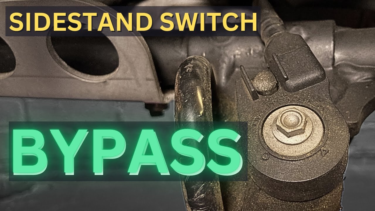 BMW F650 Side Stand Switch Bypass (Reversible Mod) - YouTube