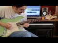 Capurso guitars light strat standard  played by alessandro luned