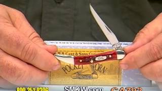 Case® Pocket Worn® Small Texas Toothpick with Old Red Bone Handle