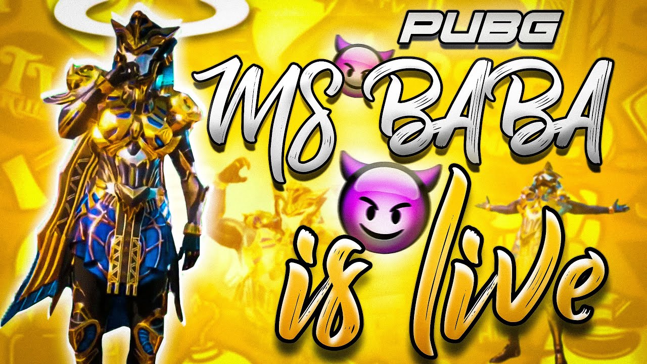 TOP RANKING | MIDDLE EAST SERVER | PUBG GAMEPLAY | MS BABA IS LIVE ...