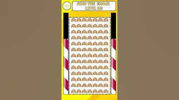 Level 99 Find the Difference trivia 🙉 #findthedifferenceemoji #emojichallenge