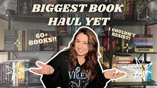 Huge Book Haul 📚 60+ New Books for My Shelves!