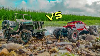 Hb Rock crawler vs RC jeep  Rock crawlers comparison