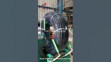 Big Pipe stretch film packing machine | Vertical coil stretch wrapping machine