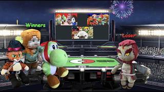 Super Smash Bros. Ultimate Ganondorf Loses To Yoshette, Alex, And Puss In Boots