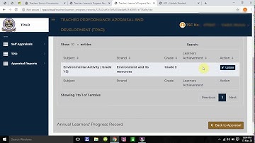 HOW TO FILL TSC ONLINE TPAD - Learners