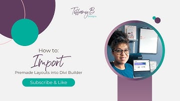 Import Custom Template into Divi Library