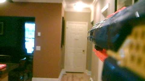 NERF Longstrike CS-6 AR removed and spring mod shooting