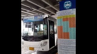 Free Shuttle Bus From Suvarnabhumi Airport to Don Mueang Airport, Bangkok, Thailand