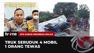 Kronologi Lengkap Kecelakaan Beruntun Truk Tabrak 4 Kendaraan di Sumedang, 1 Tewas | AKIM tvOne