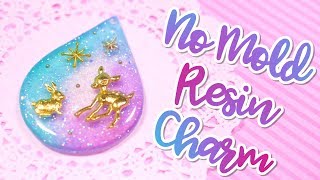 No Mold UV Resin Charm | Bambi & Thumper Shrink Plastic Charm