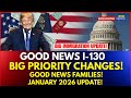 Finally! January 2026 I-130 Update — New Processing Priorities &amp; Positive News Explained - Must Know