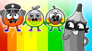 The Naughty Gray Crayon Song 🖍🎨 Kids Song and Nursery Rhymes | Meet Penny