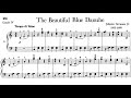 Piano Pieces for Children Grade 4 No.12 Strauss The Beautiful Blue Danube (P.186) Sheet Music