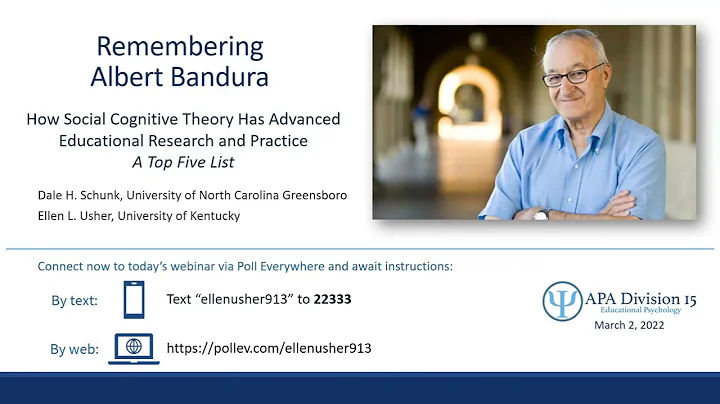 Division 15 Webinar - Remembering Albert Bandura (...