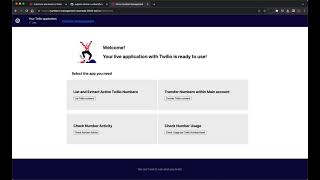 Twilio Number Management Function Setup
