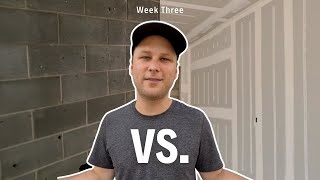 Drywall Vs Concrete Block... A Office To Hotel Conversion | Week 3 A12