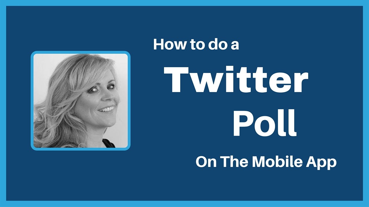 How to do a Twitter poll on the mobile app | Tweeting Goddess