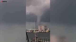 Giant waterspout sighted off the coast of Destin, Florida | SWNS