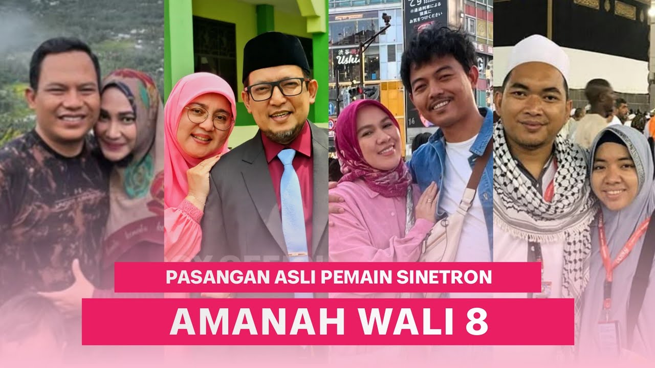 Jarang Tersorot! Inilah Pasangan Asli Pemain Sinetron Amanah Wali 8 di Dunia Nyata