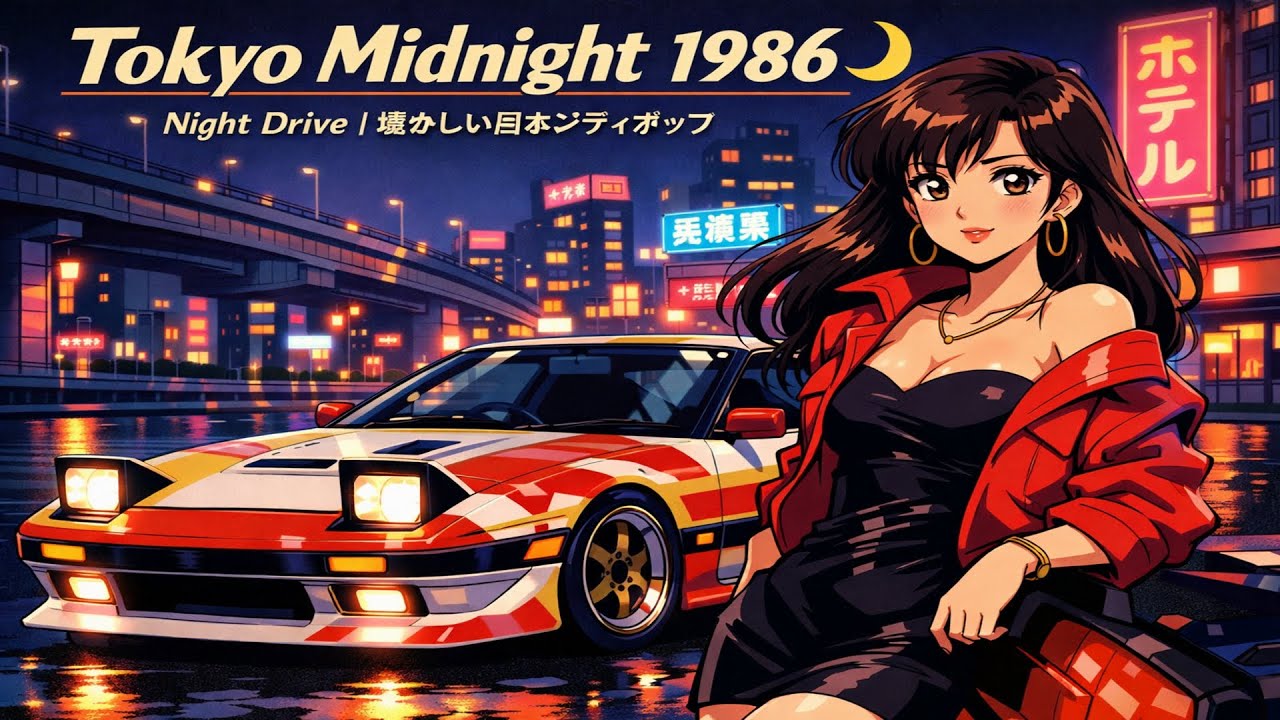 Tokyo Midnight 1986 🌙 Night Drive | 懐かしい日本シティポップ