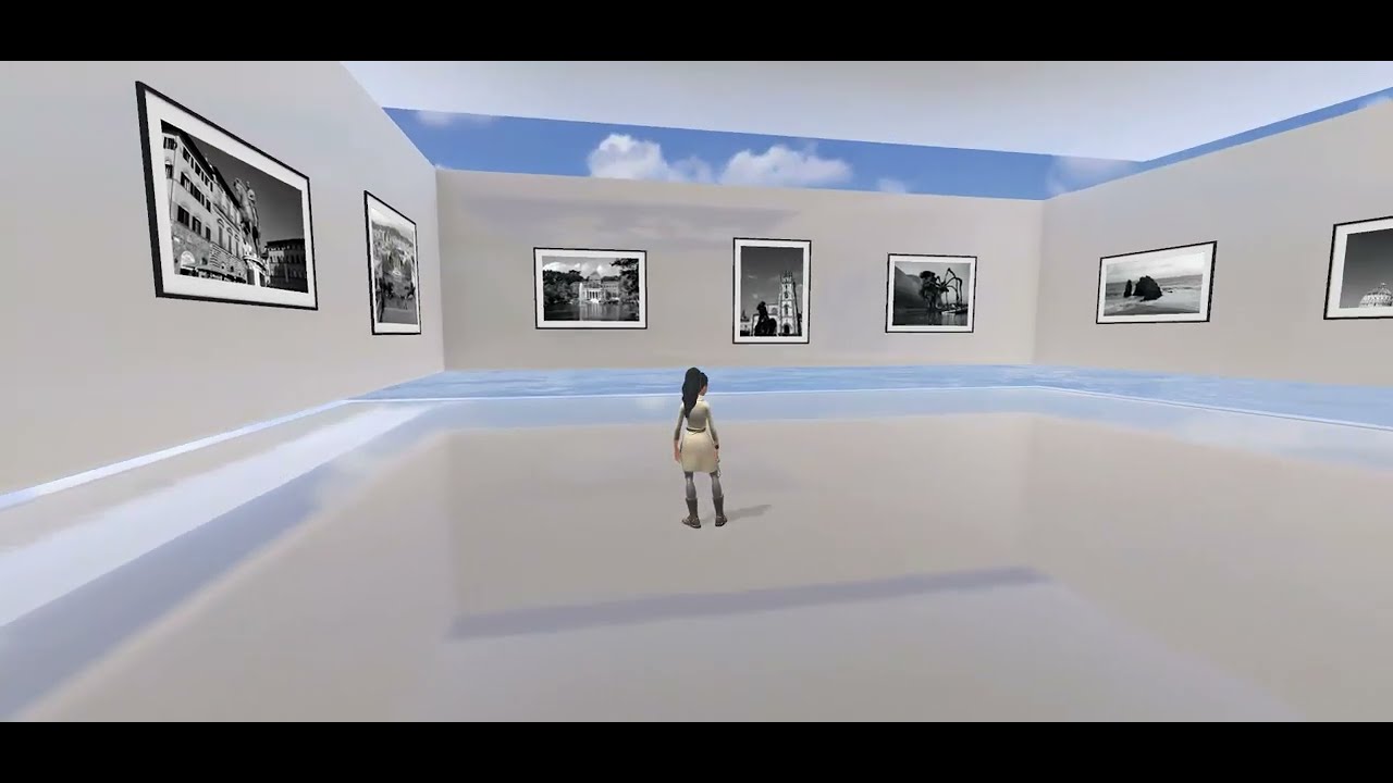 Metaverse Black & White Memories Art Gallery