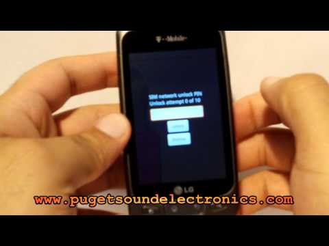 How To Unlock T-Mobile LG P509