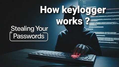 HOW keylogger works | example of keylogger