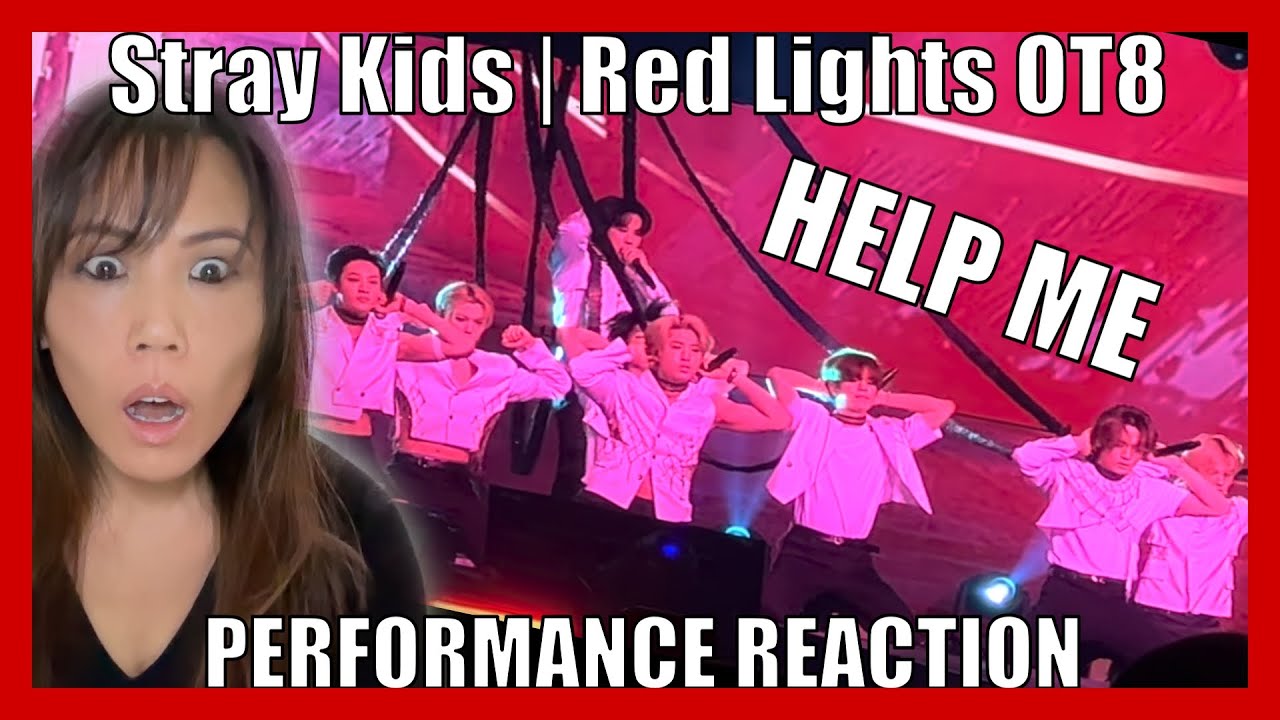 Reacting to Stray Kids (스트레이 키즈) - Red Lights OT8 [PERFORMANCE REACTION]