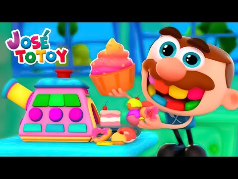 Мультфильмы Серия | José Totoy и конфетная машина | Обучающее видео для детей