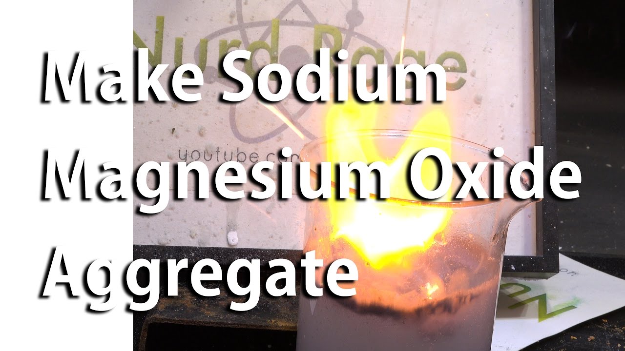 Make Sodium Magnesium Oxide Aggregate A Substitute for Sodium Metal