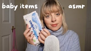 ASMR | trying baby item triggers 👶 🍼