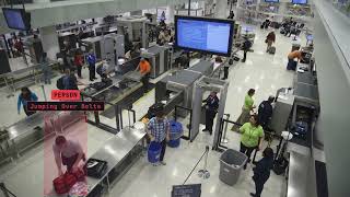 Security Breach at the Checkpoint — AI Detects Jumping Over Belts | SecureSafety AI
