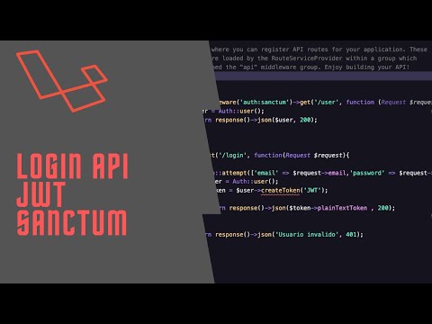 Laravel Login API com Sanctum / JWT