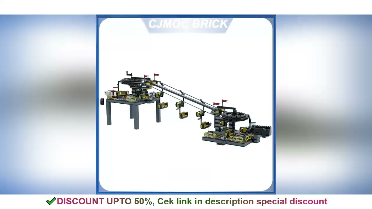 MOC Building Block Chairlift GBC Children's Gift Toy Education Model Science Educational Gift