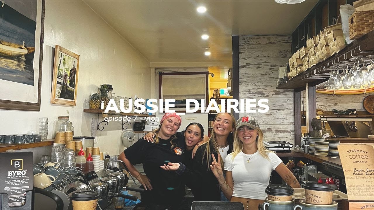 a day in my life as a *barista* in Byron Bay - vlog 7 - YouTube