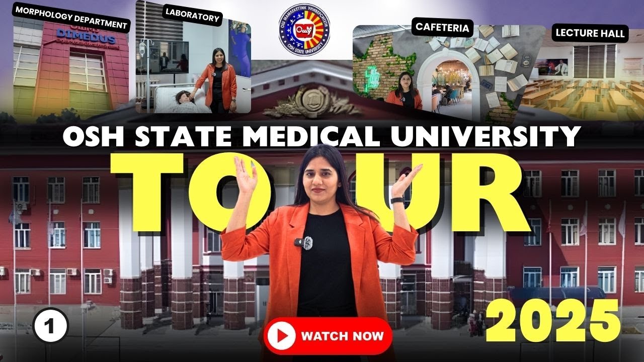 Osh State Medical University Kyrgyzstan tour | Full Campus Tour | Kyrgyzstan university tour #mbbs
