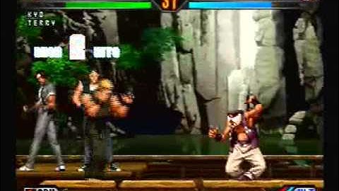 FINAL ROUND 12 KOF98um tourney losers finals Steve Harrison vs NinjaMatt part 1