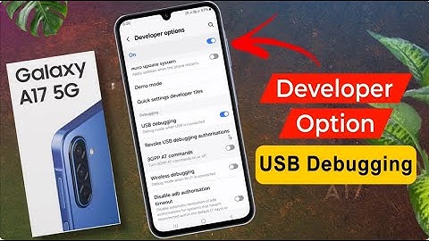 How to Enable USB Debugging / Developer Options on Samsung A17 5g