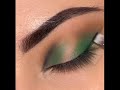 Green Eye Makeup Step By Step Eyeshadow Tutorial #Eyemakeuptutorial || R.A Design