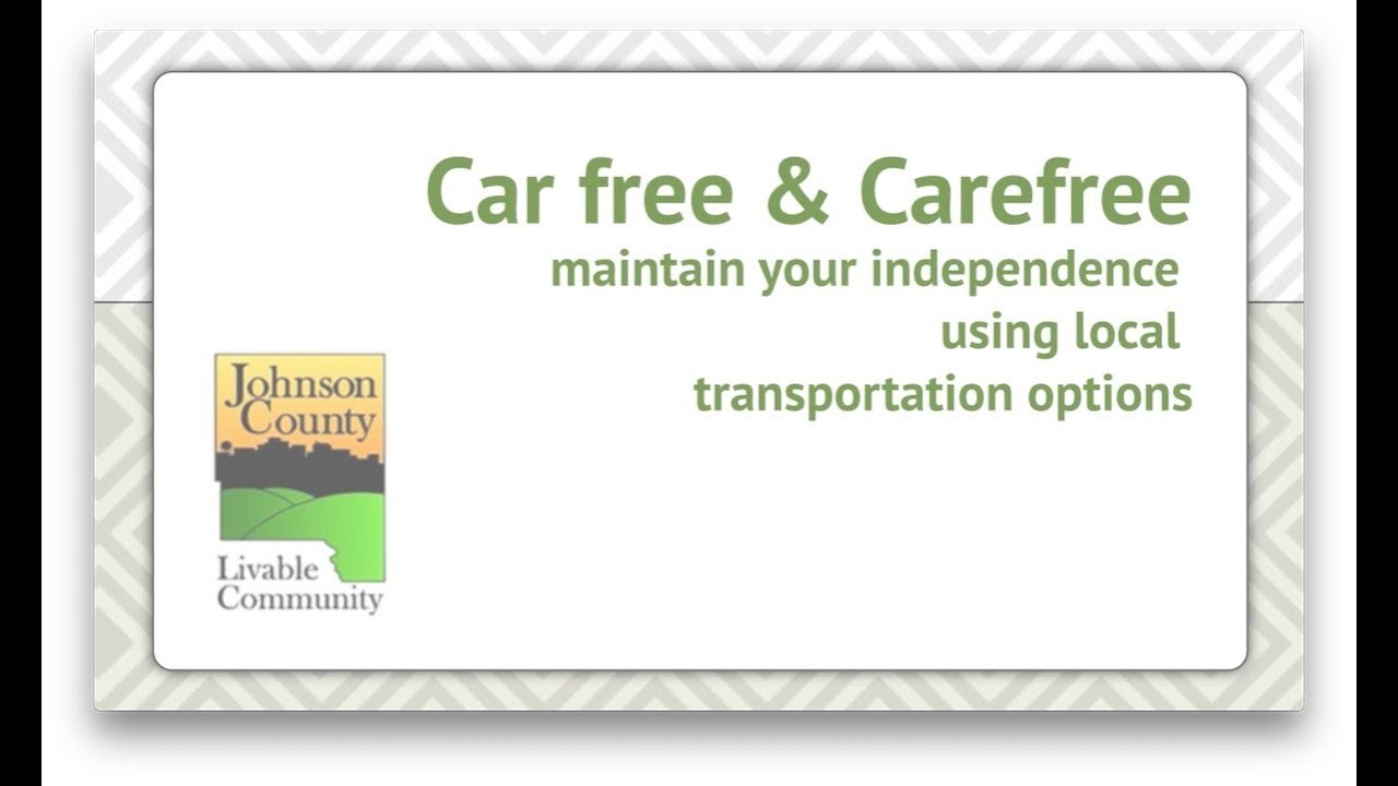 Transportation Forum presented by Johnson County Livable Community - 5/8/2018