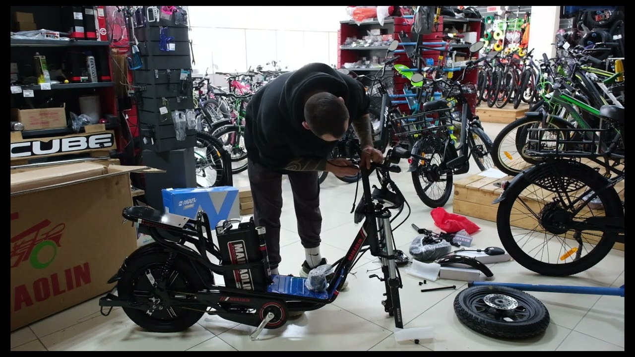 Сборка электровелосипеда МОНСТР: MKL-A1