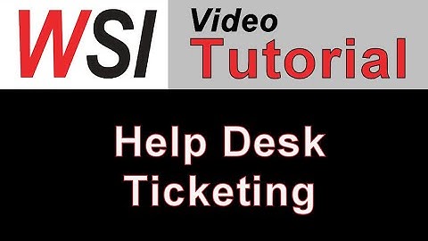 Microsoft Access Help Desk Ticketing Database
