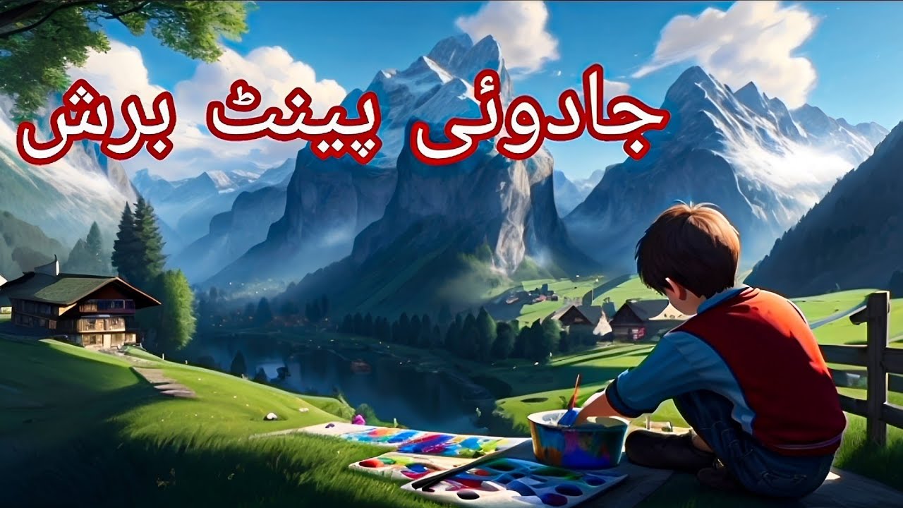 The Magic Paintbrush Urdu Story UrduFairyTales MeMoonieandMagic 