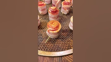 Candied Bacon Roses #easyrecipe #bacon #homemade #valentines #fingerfood #appetizer #footballfood