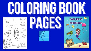Create Coloring Pages In Affinity Designer