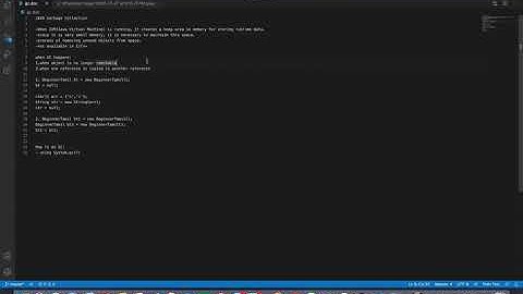 Garbage Collection in JAVA explained in Tamil