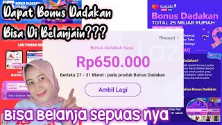 Cara menggunakan bonus dadakan lazada untuk belanja